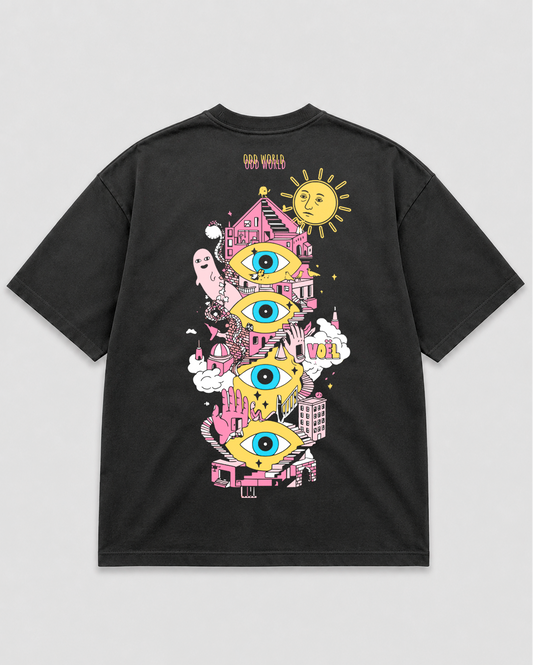 Camisa Oversized Unisex em Algodão Premium – ODD WORLD 2