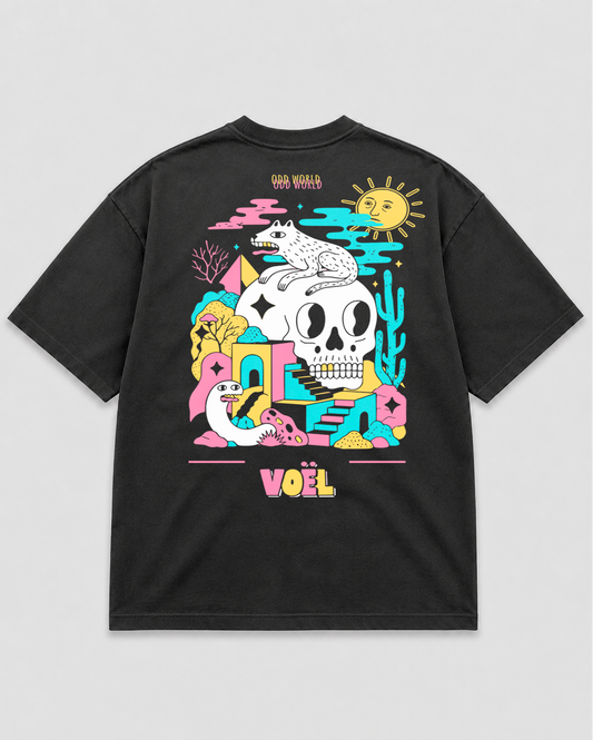 Camisa Oversized Unisex em Algodão Premium – ODD WORLD 3