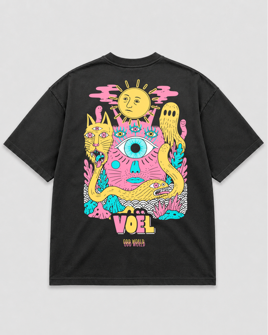 Camisa Oversized Unisex em Algodão Premium – ODD WORLD 8