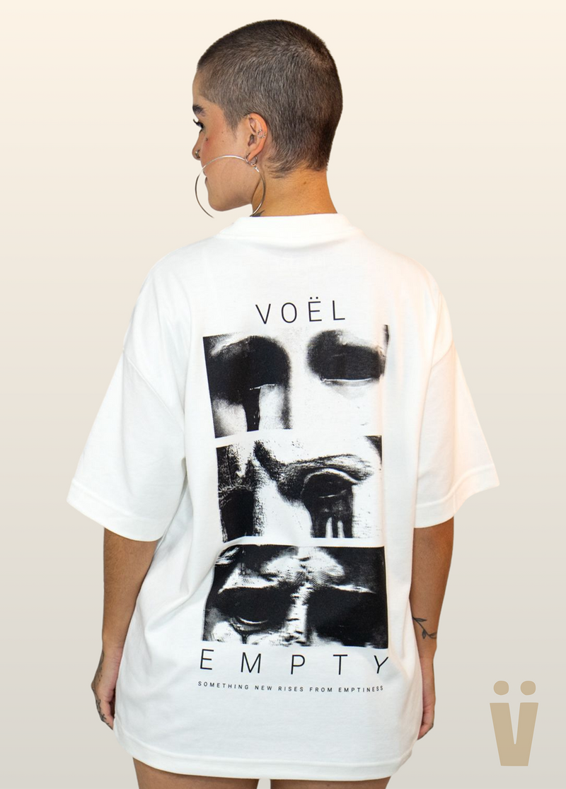 Camisa Oversized Unissex Casual em Algodão Premium – EMPTY