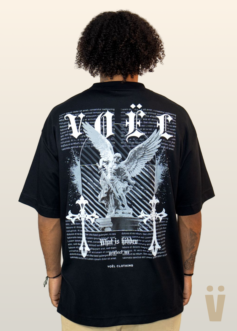 Camisa Oversized Unisex em Algodão Premium – ANGEL