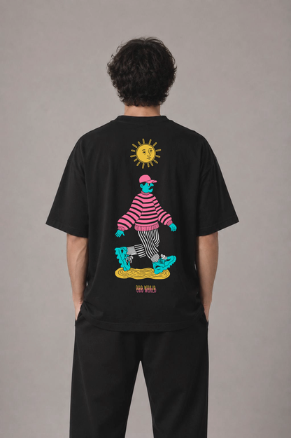 Camisa Oversized Unisex em Algodão Premium – ODD WORLD 9
