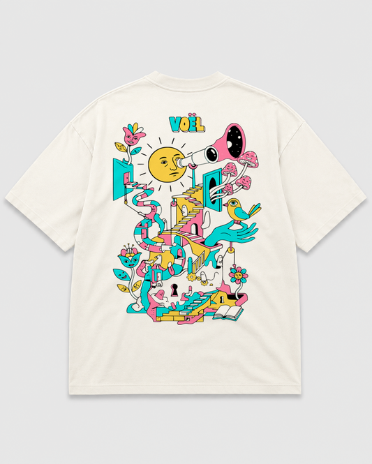 Camisa Oversized Unisex em Algodão Premium – ODD WORLD 1