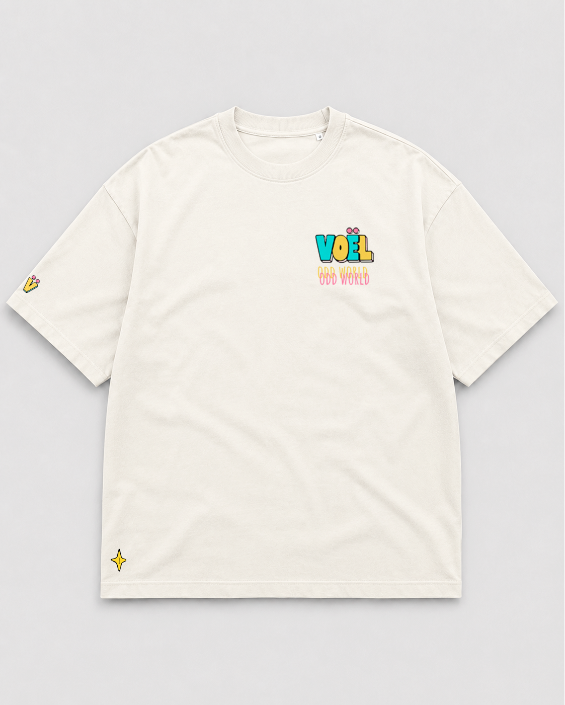 Camisa Oversized Unisex em Algodão Premium – ODD WORLD 1