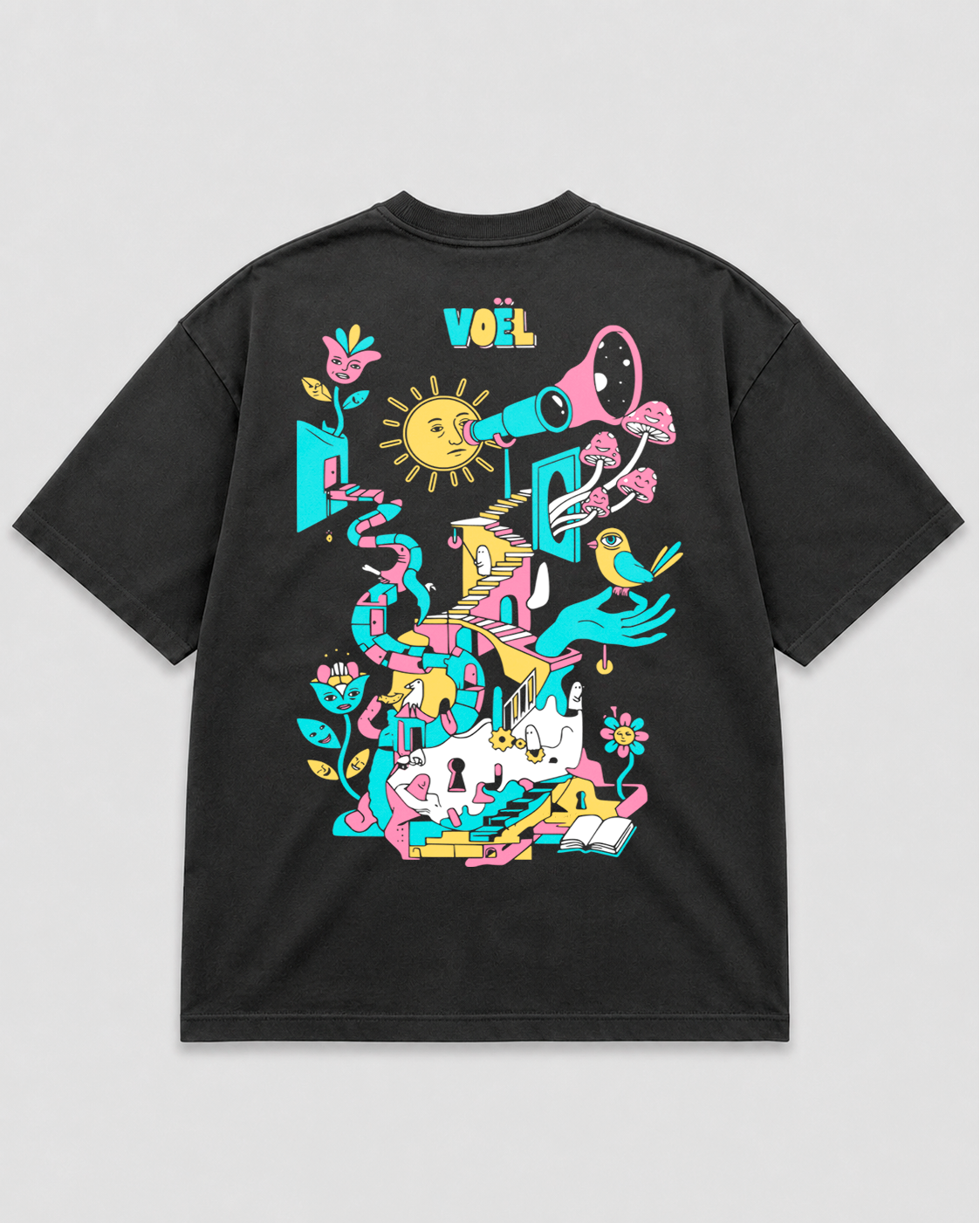 Camisa Oversized Unisex em Algodão Premium – ODD WORLD 1