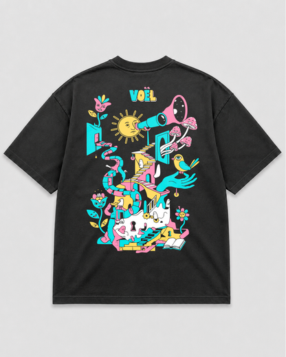 Camisa Oversized Unisex em Algodão Premium – ODD WORLD 1