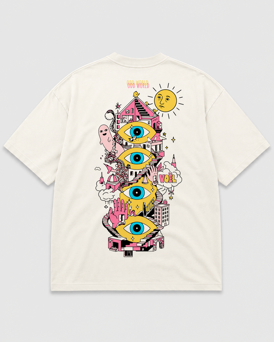 Camisa Oversized Unisex em Algodão Premium – ODD WORLD 2