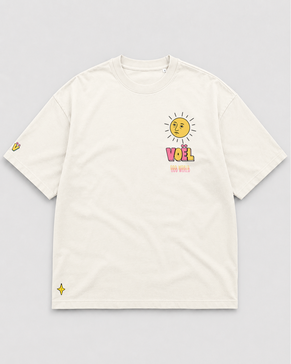 Camisa Oversized Unisex em Algodão Premium – ODD WORLD 2