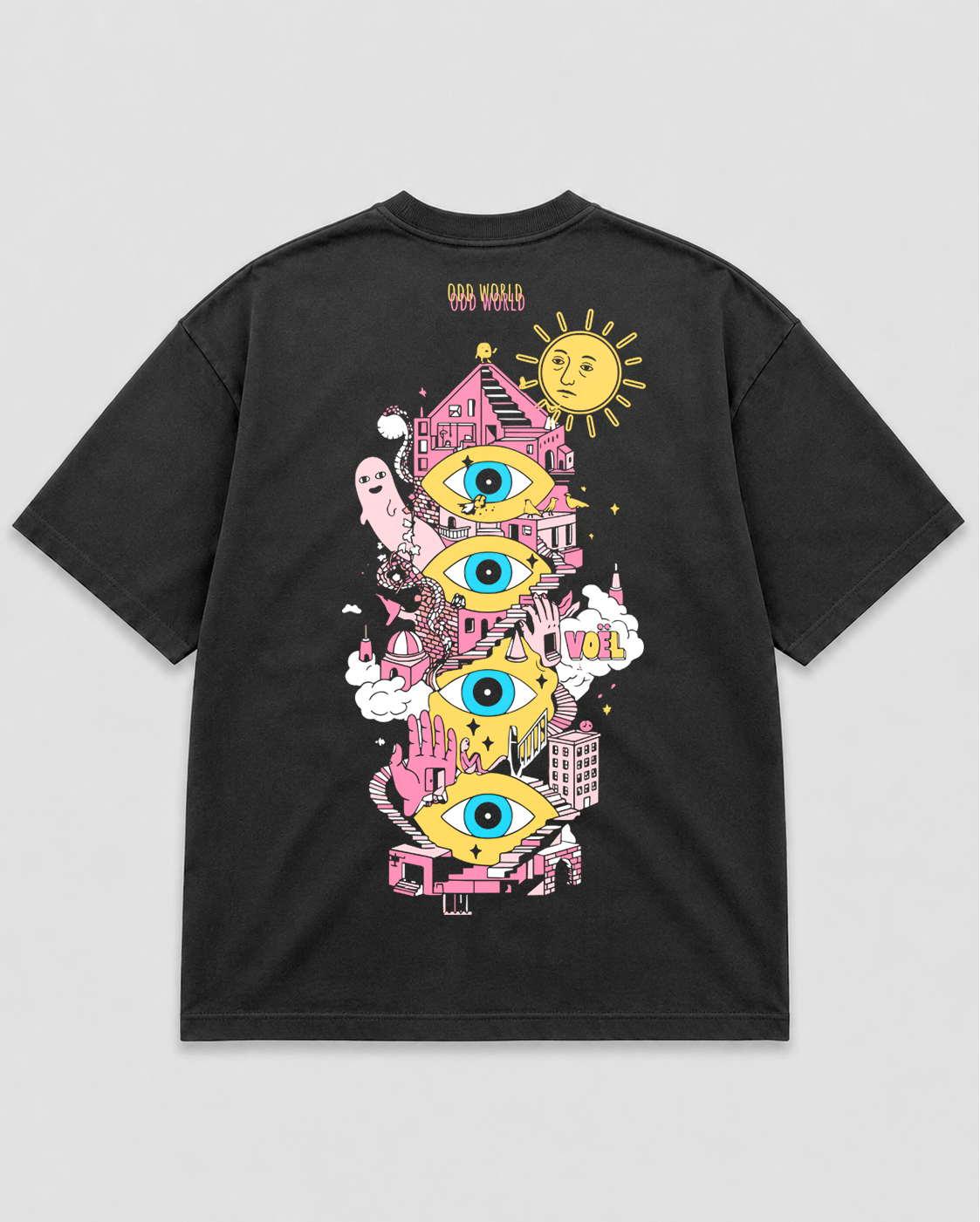 Camisa Oversized Unisex em Algodão Premium – ODD WORLD 2