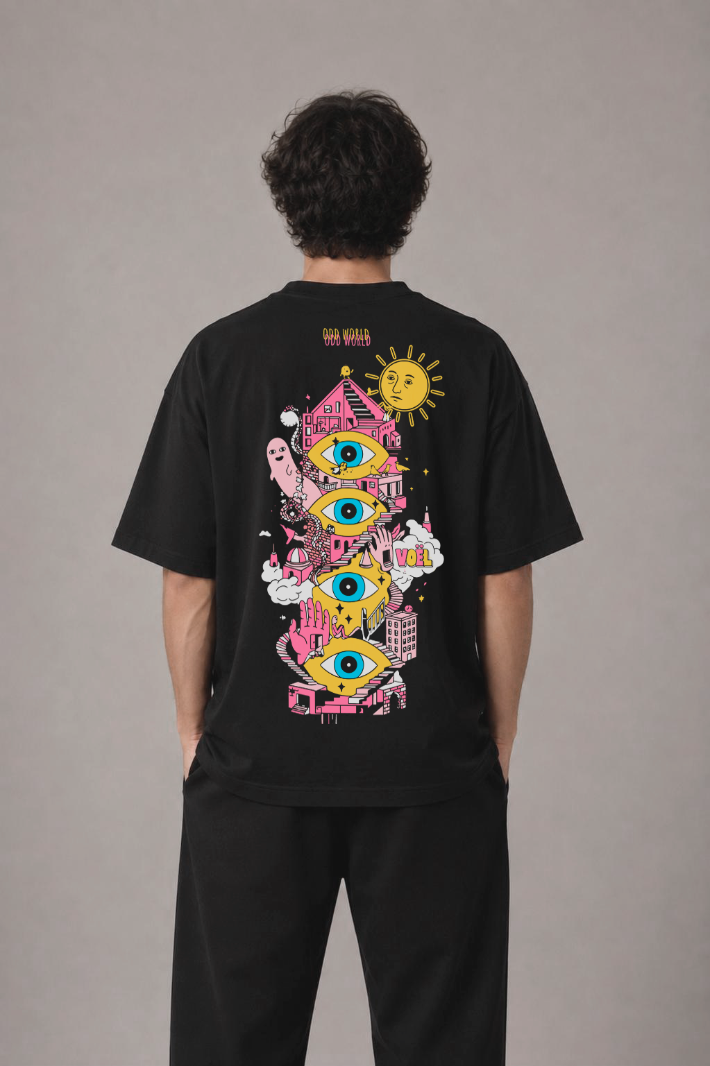 Camisa Oversized Unisex em Algodão Premium – ODD WORLD 2