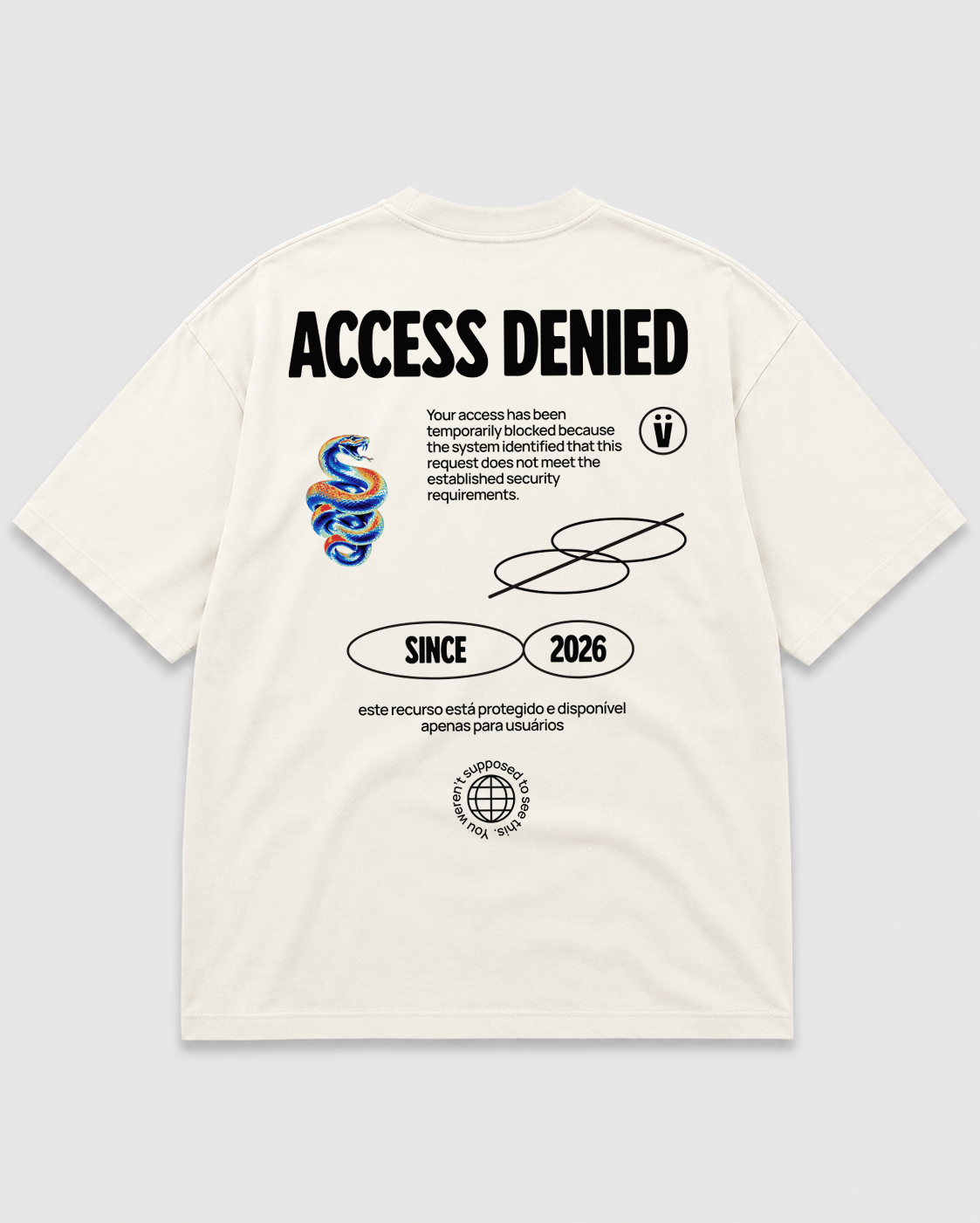 Camiseta Oversized Unisex em Algodão Premium - OTHERSIDE 1
