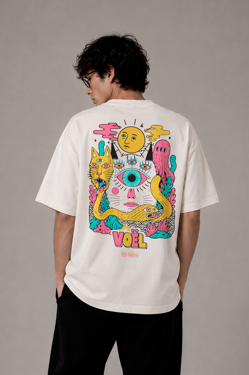 Camisa Oversized Unisex em Algodão Premium – ODD WORLD 8