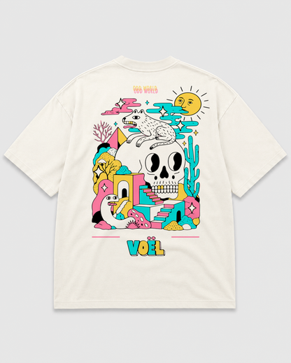 Camisa Oversized Unisex em Algodão Premium – ODD WORLD 3