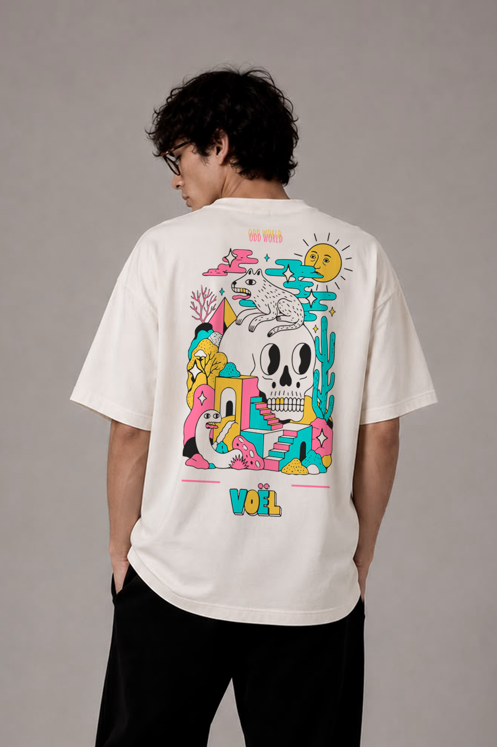 Camisa Oversized Unisex em Algodão Premium – ODD WORLD 3