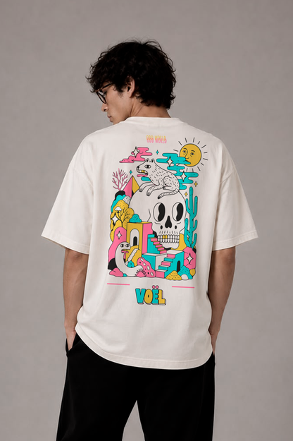 Camisa Oversized Unisex em Algodão Premium – ODD WORLD 3