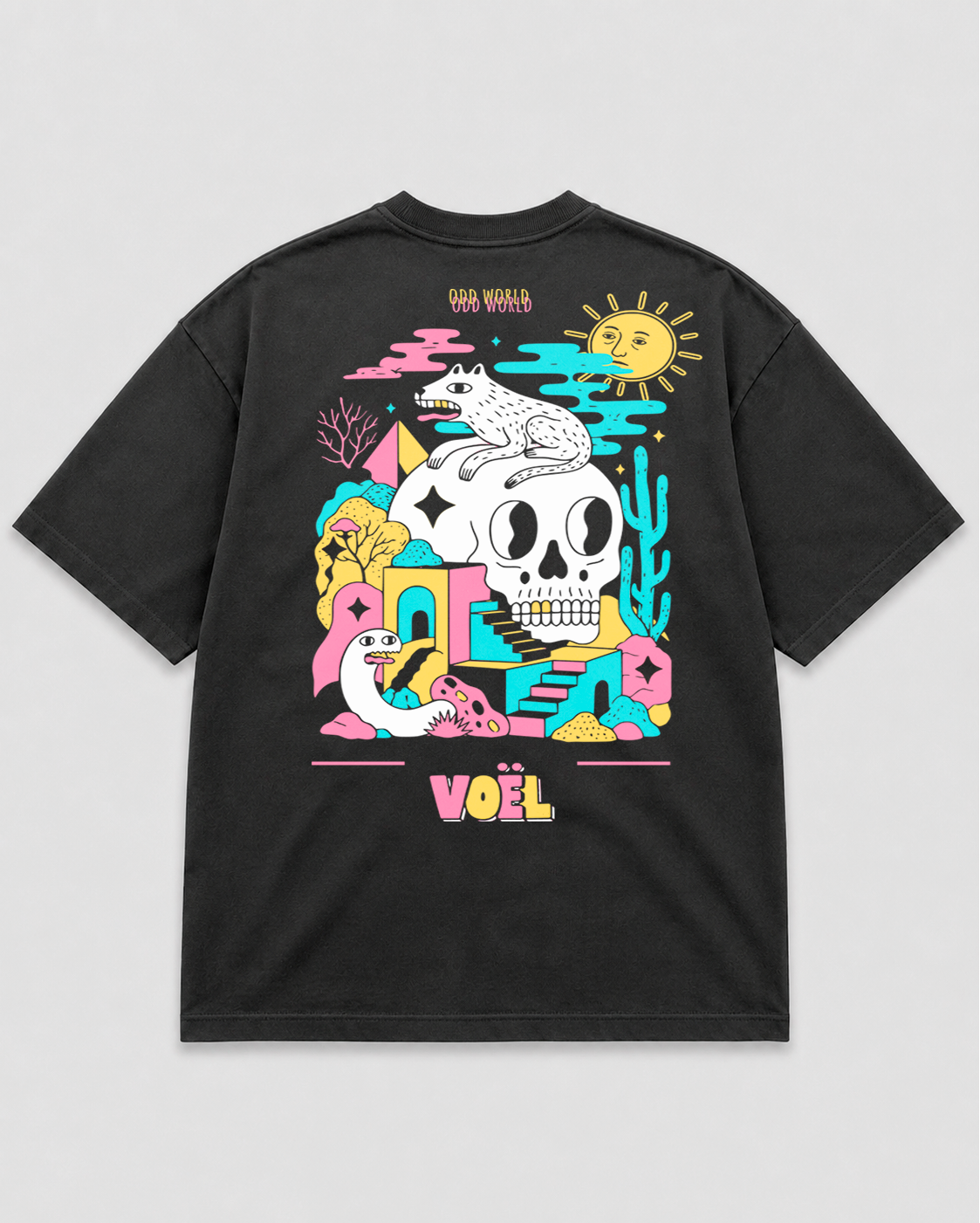 Camisa Oversized Unisex em Algodão Premium – ODD WORLD 3