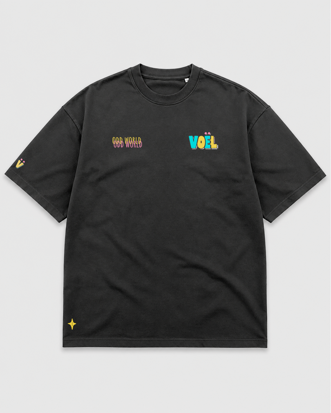 Camisa Oversized Unisex em Algodão Premium – ODD WORLD 3