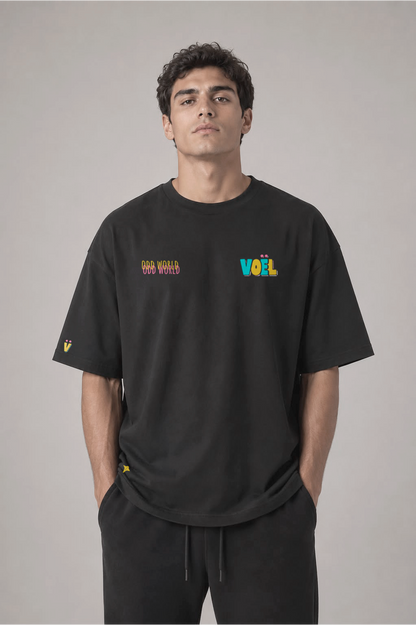 Camisa Oversized Unisex em Algodão Premium – ODD WORLD 3
