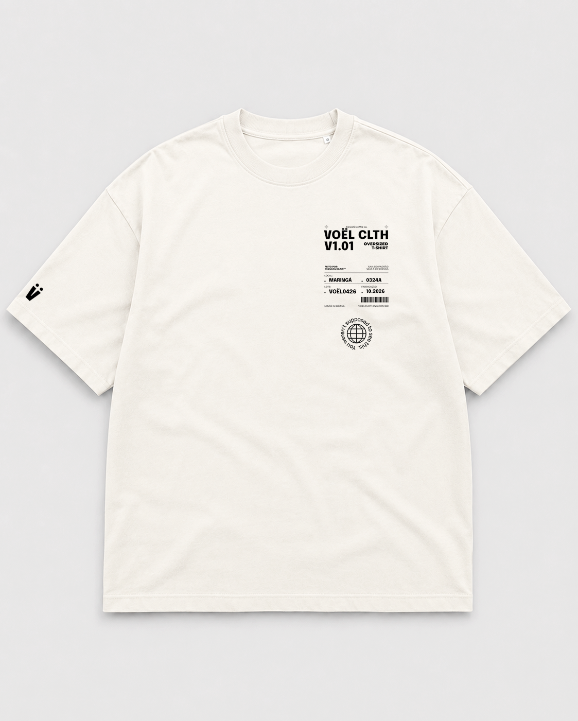 Camiseta Oversized Unisex em Algodão Premium - OTHERSIDE 1