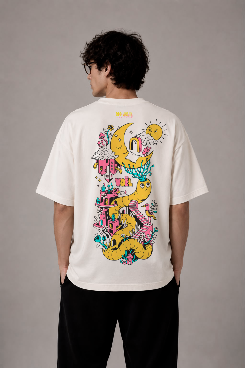 Camisa Oversized Unisex em Algodão Premium – ODD WORLD 4