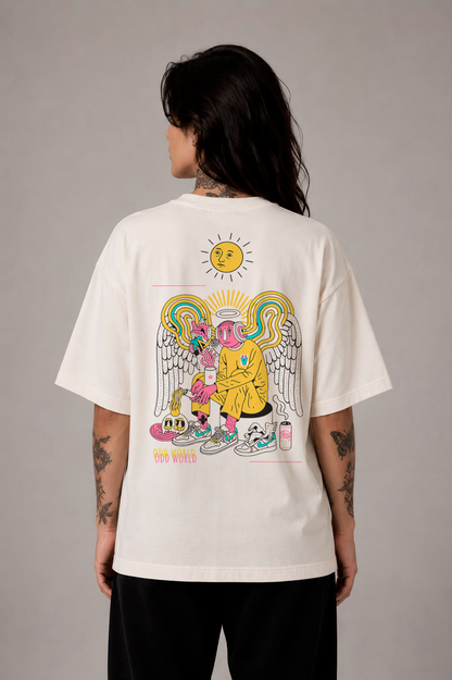 Camisa Oversized Unisex em Algodão Premium – ODD WORLD 6