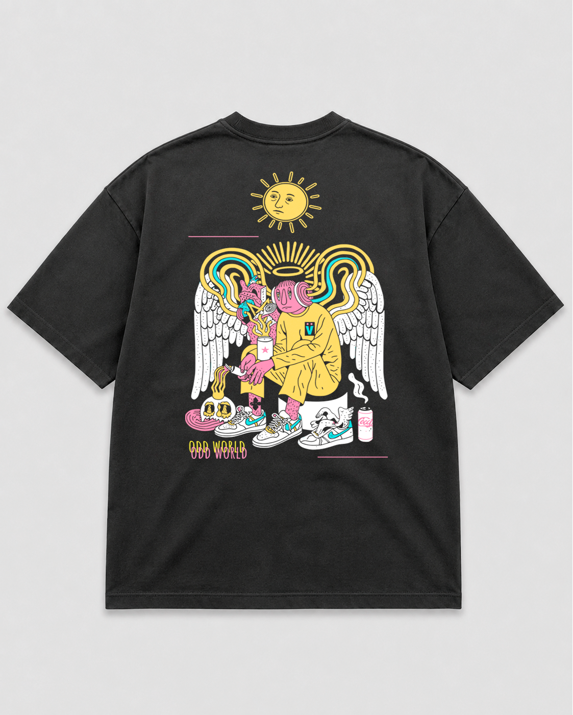 Camisa Oversized Unisex em Algodão Premium – ODD WORLD 6