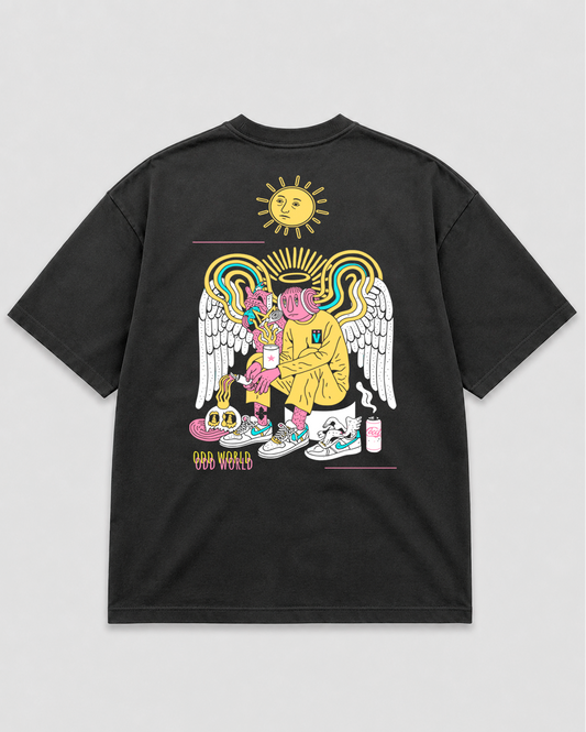 Camisa Oversized Unisex em Algodão Premium – ODD WORLD 6