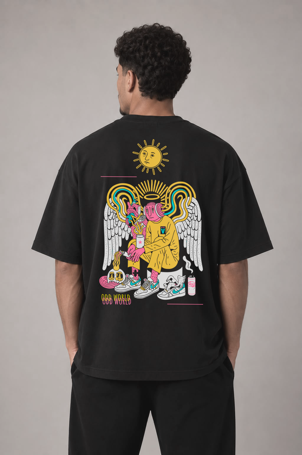 Camisa Oversized Unisex em Algodão Premium – ODD WORLD 6