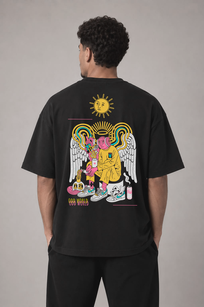 Camisa Oversized Unisex em Algodão Premium – ODD WORLD 6