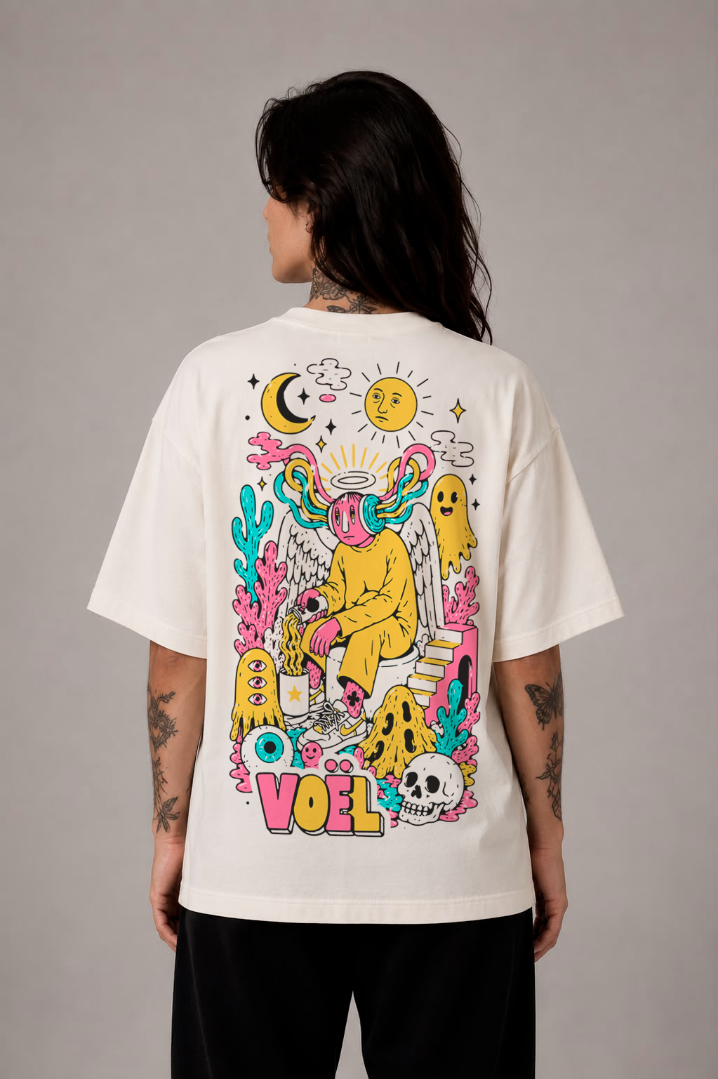 Camisa Oversized Unisex em Algodão Premium – ODD WORLD 10