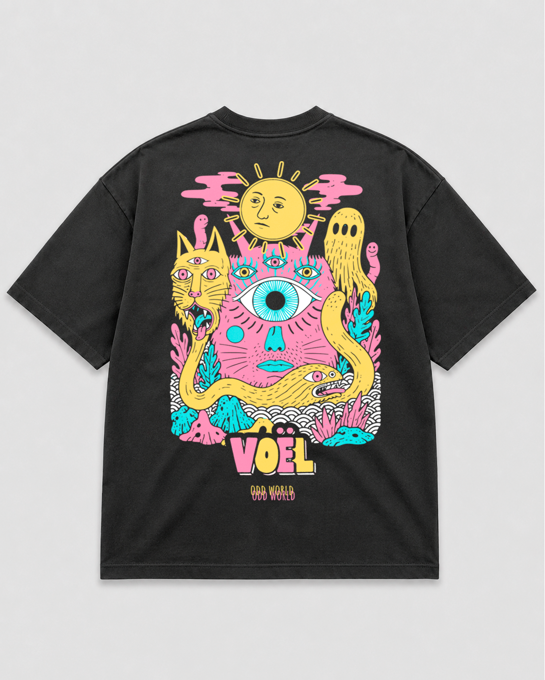 Camisa Oversized Unisex em Algodão Premium – ODD WORLD 8