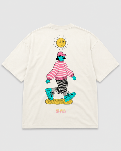 Camisa Oversized Unisex em Algodão Premium – ODD WORLD 9