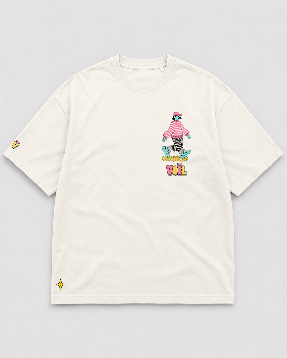 Camisa Oversized Unisex em Algodão Premium – ODD WORLD 9