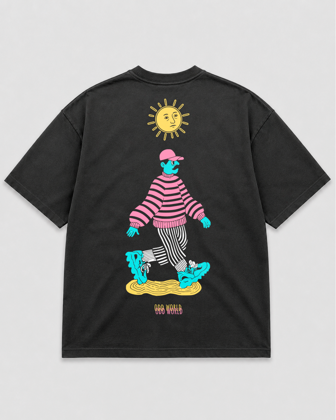 Camisa Oversized Unisex em Algodão Premium – ODD WORLD 9