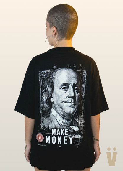 Camisa Oversized Unissex Casual em Algodão Premium – MAKEMONEY