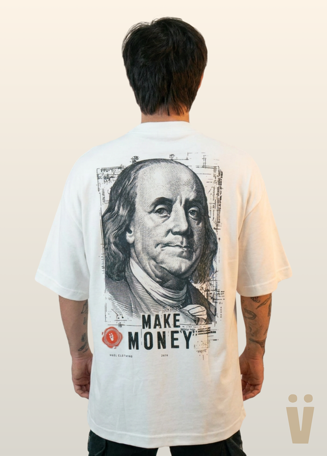 Camisa Oversized Unissex Casual em Algodão Premium – MAKEMONEY