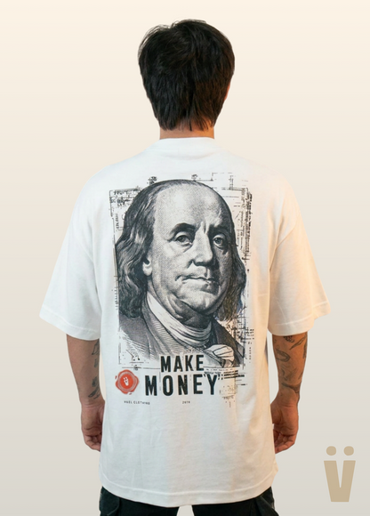 Camisa Oversized Unissex Casual em Algodão Premium – MAKEMONEY