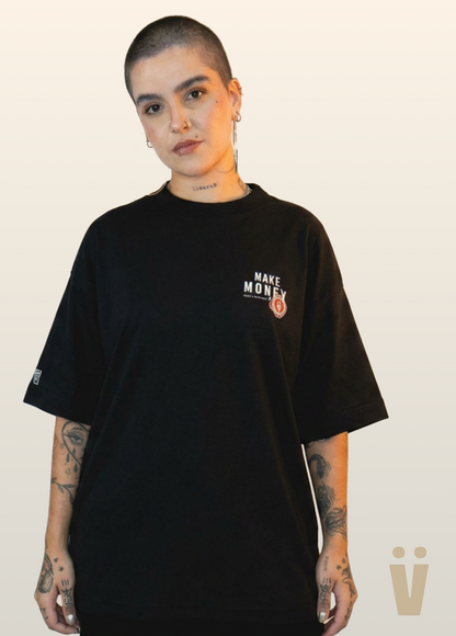 Camisa Oversized Unissex Casual em Algodão Premium – MAKEMONEY