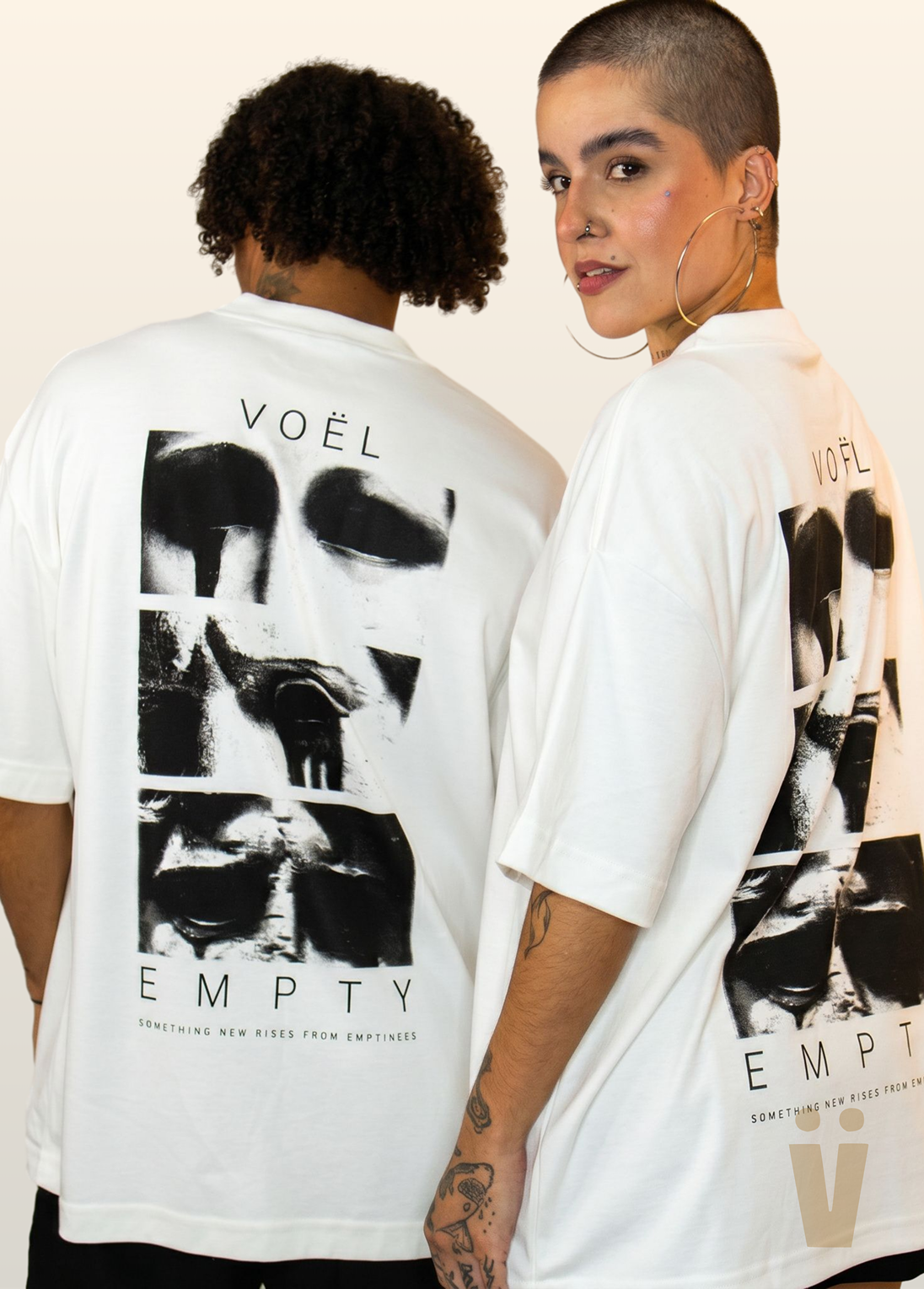 Camisa Oversized Unissex Casual em Algodão Premium – EMPTY