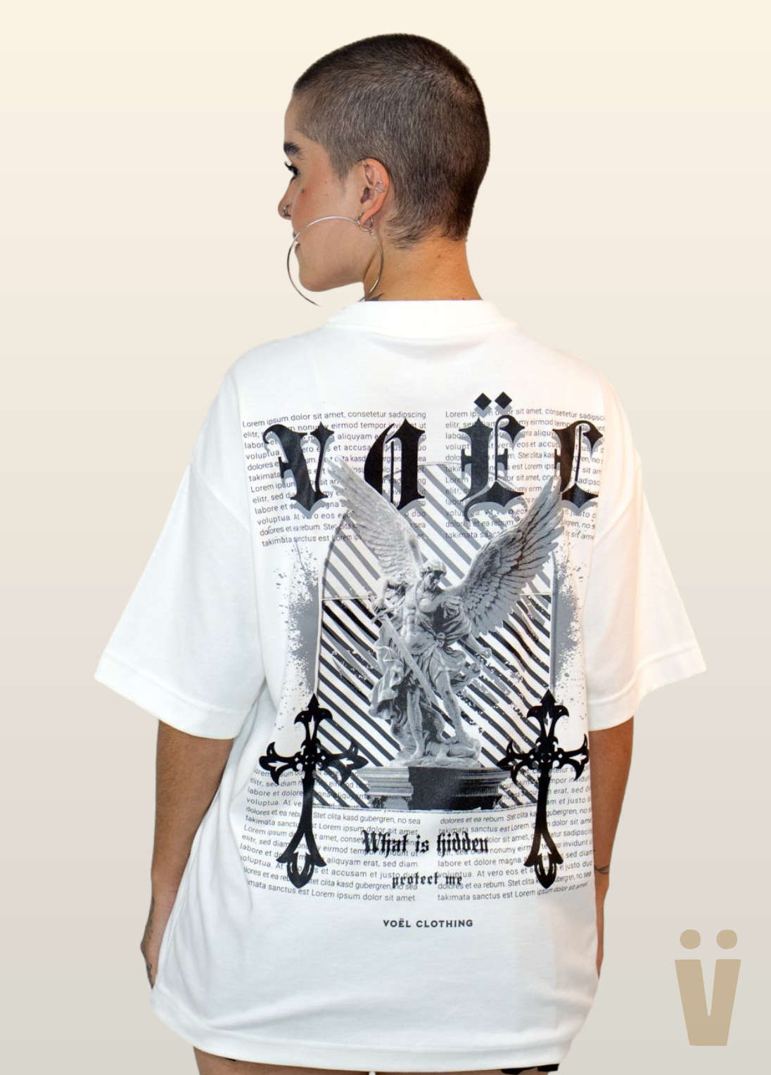 Camisa Oversized Unisex em Algodão Premium  – ANGEL