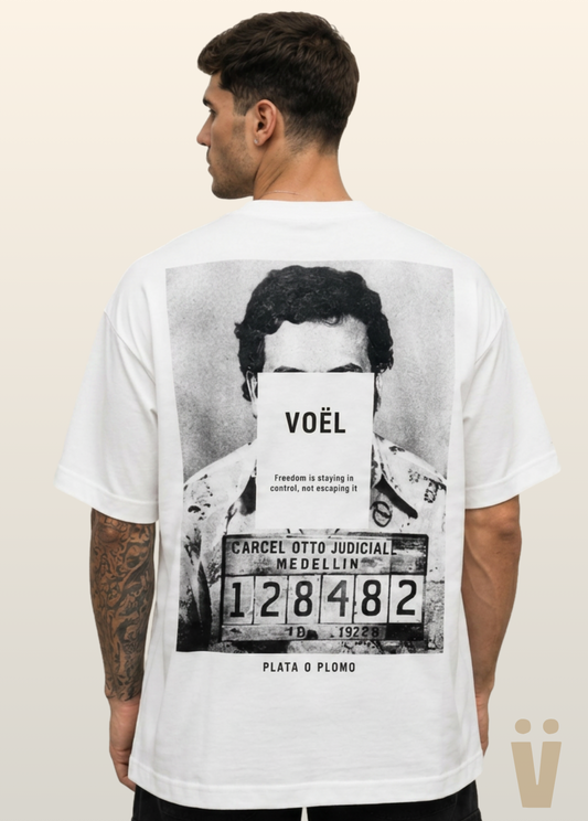 Camisa Oversized Unisex em Algodão Premium – PABLO ESCOBAR