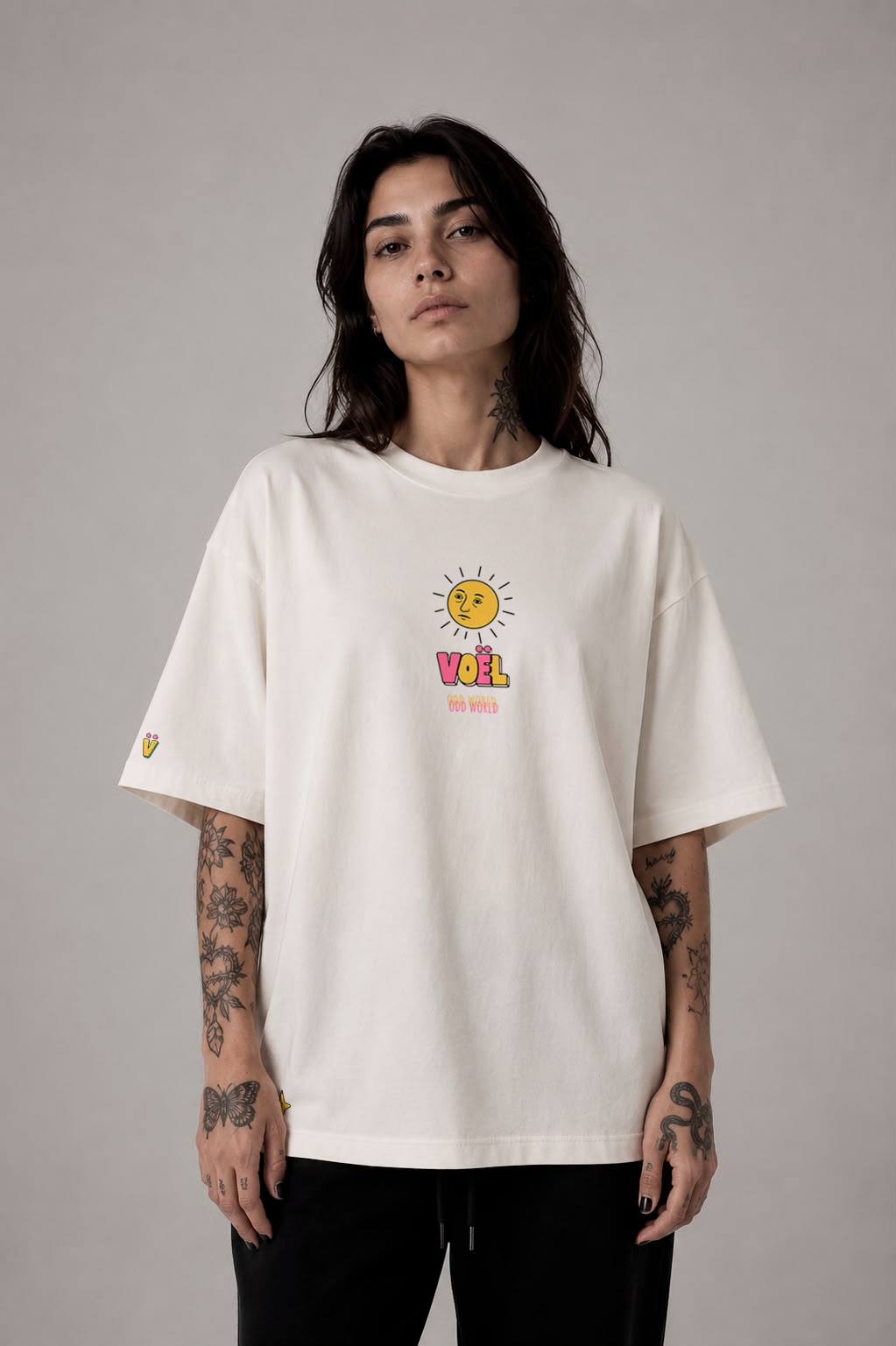 Camisa Oversized Unisex em Algodão Premium – ODD WORLD 10