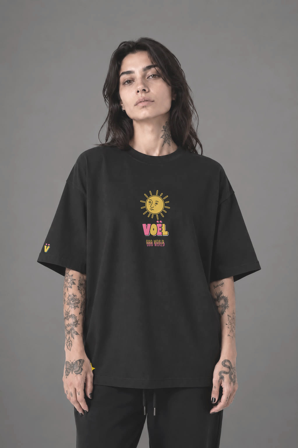 Camisa Oversized Unisex em Algodão Premium – ODD WORLD 10