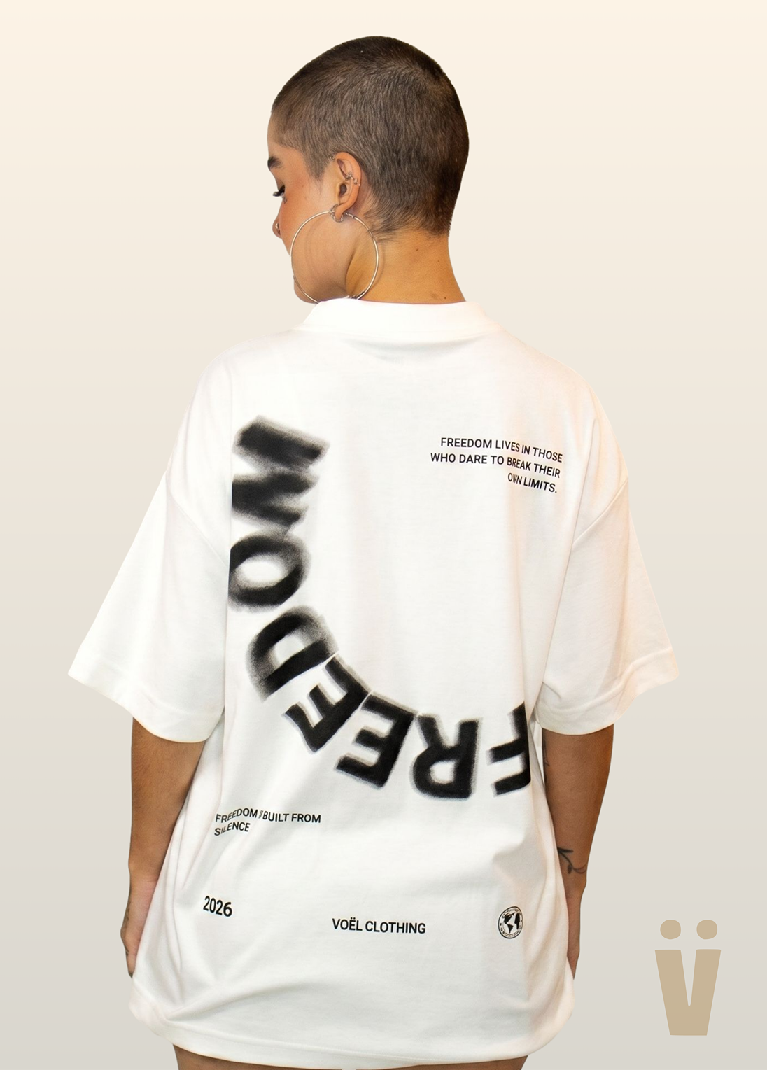 Camisa Oversized Unissex Casual em Algodão – FREEDOM