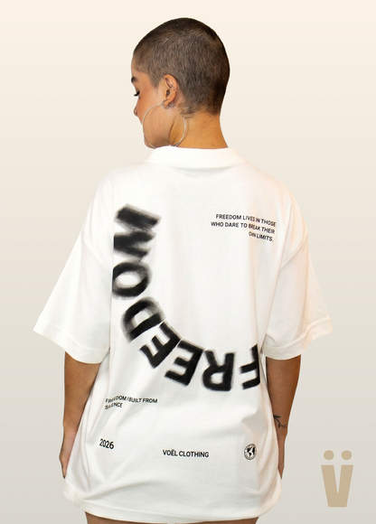 Camisa Oversized Unissex Casual em Algodão – FREEDOM