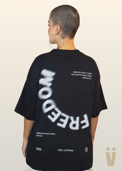 Camisa Oversized Unissex Casual em Algodão – FREEDOM