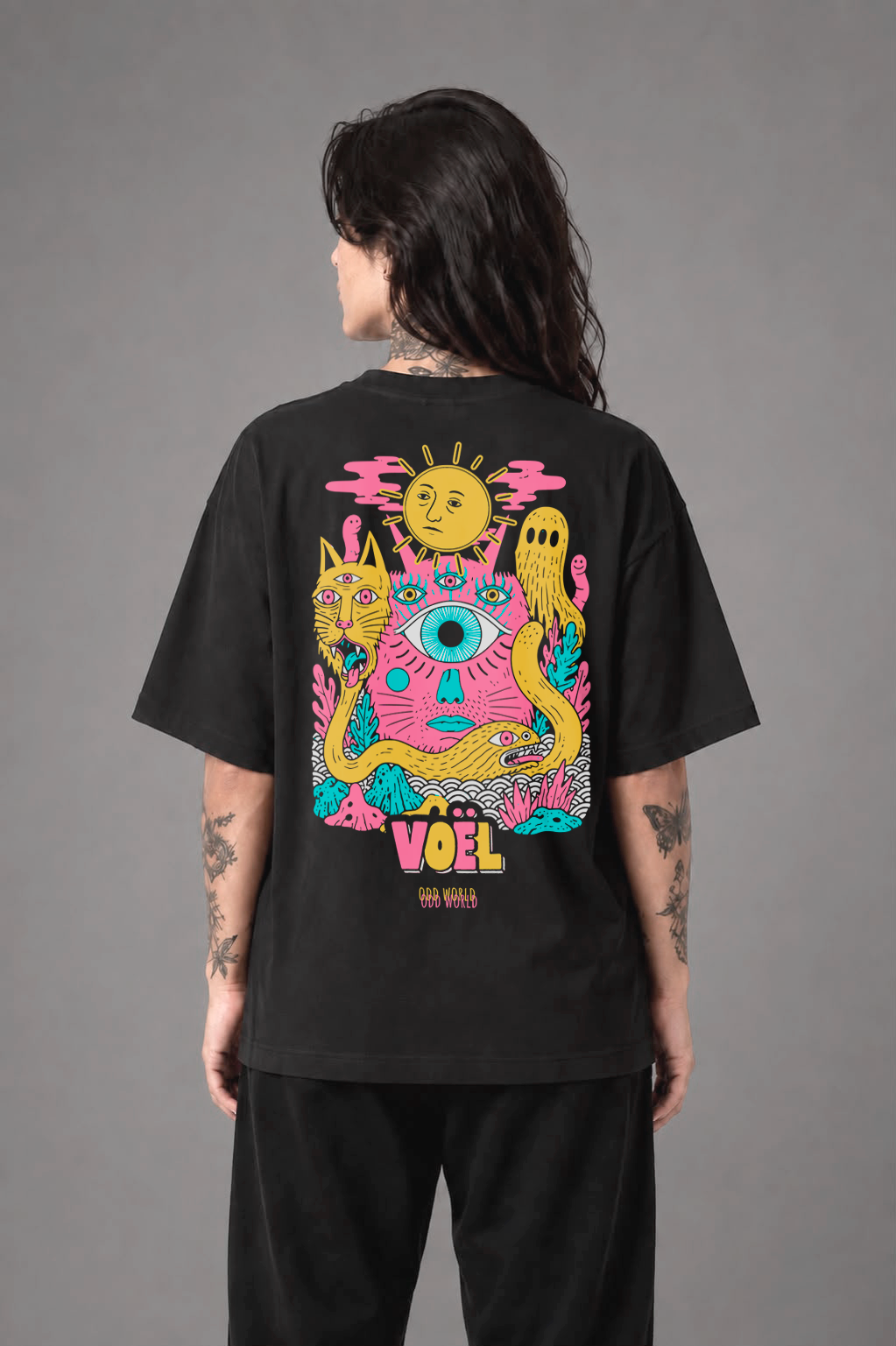 Camisa Oversized Unisex em Algodão Premium – ODD WORLD 8