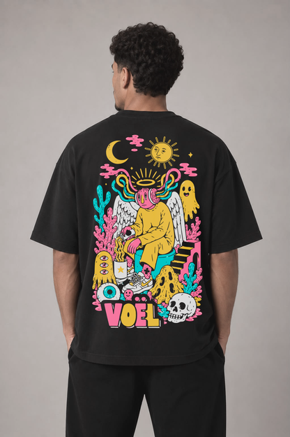 Camisa Oversized Unisex em Algodão Premium – ODD WORLD 10