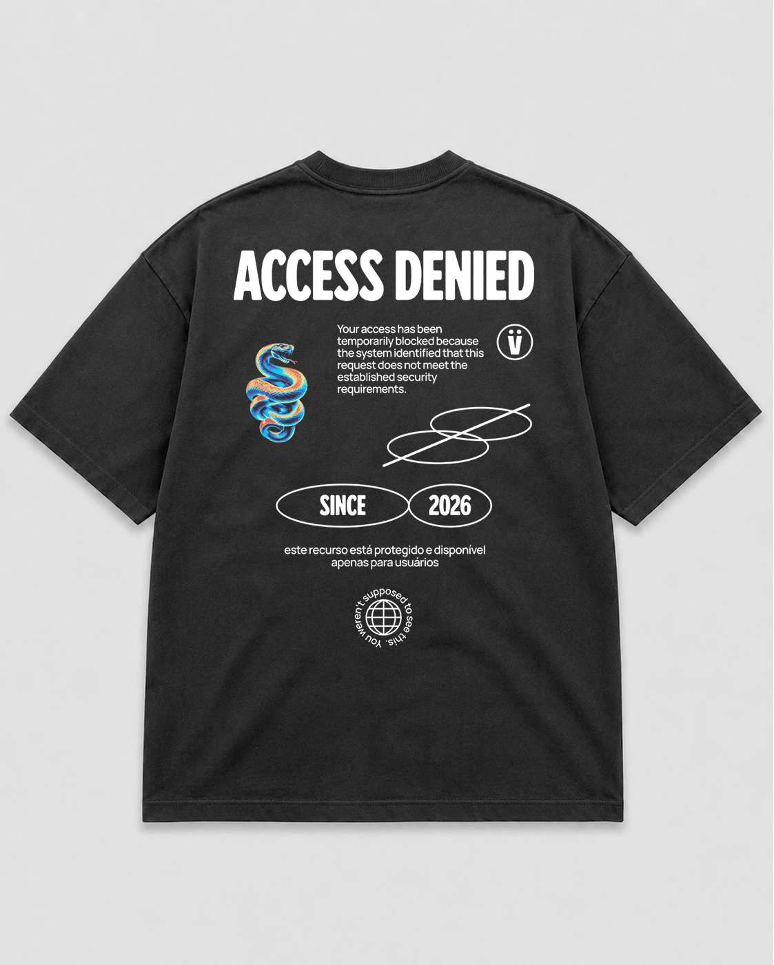 Camiseta Oversized Unisex em Algodão Premium - OTHERSIDE 1