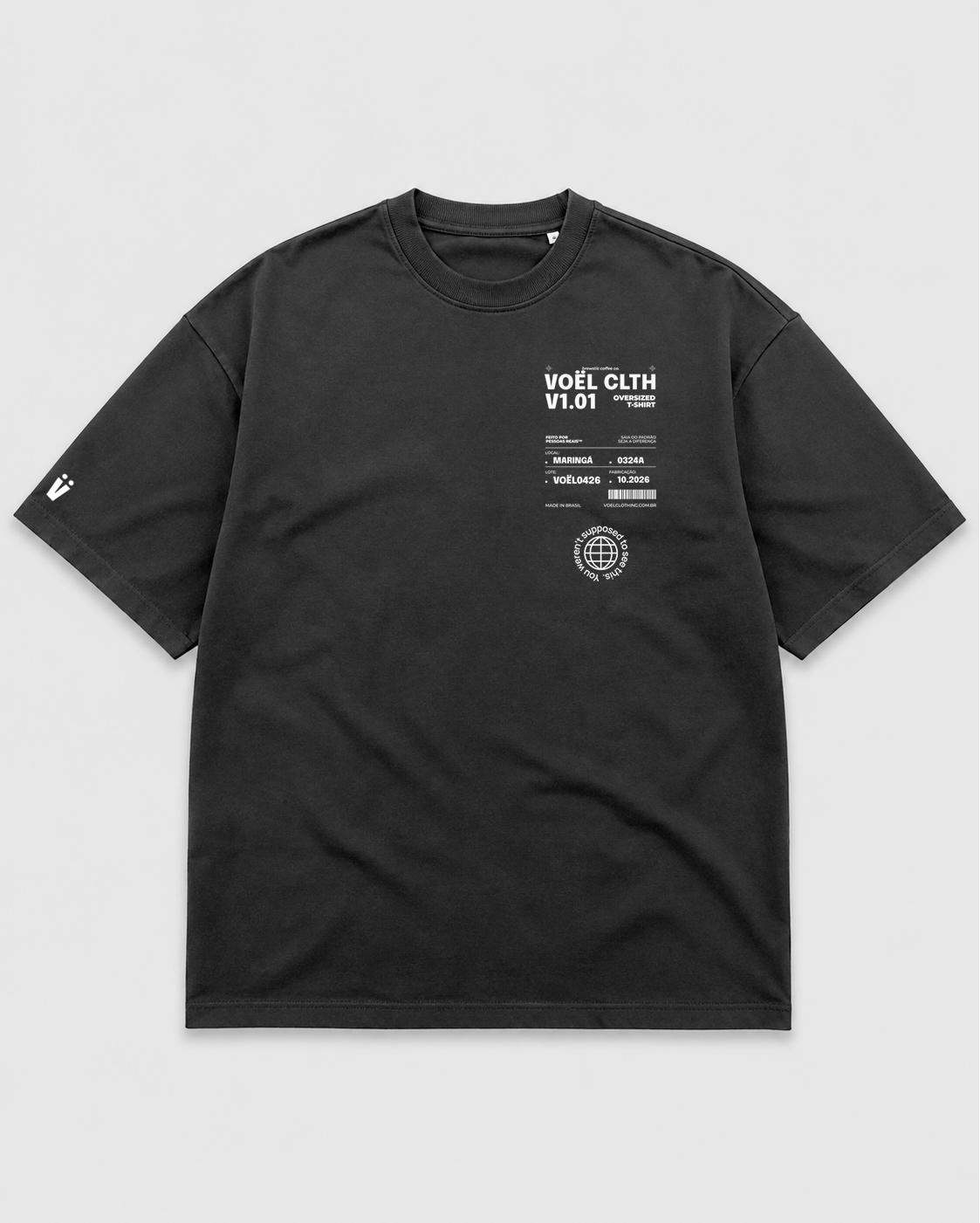 Camiseta Oversized Unisex em Algodão Premium - OTHERSIDE 1